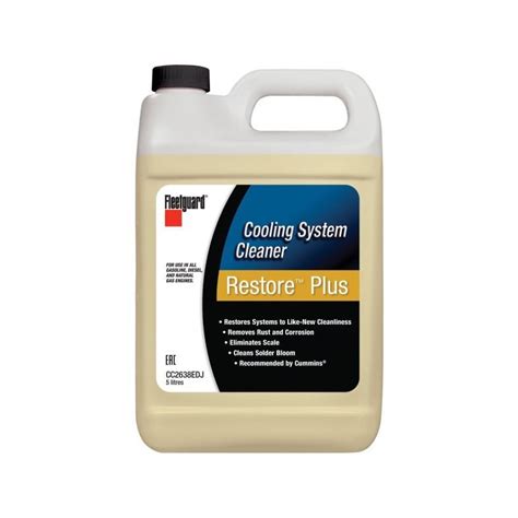 Cooling System Cleaner Restore Plus Fleetguard Cc Edj L