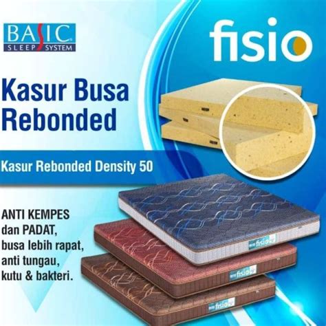 Jual Kasur Busa Rebonded Basic Fisio Ukuran X Density Tebal