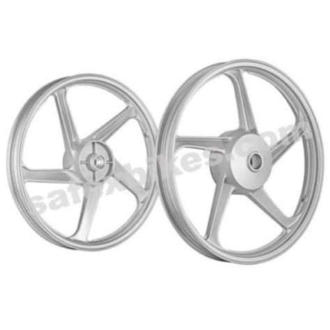 Allow Wheel Set For Splendor Silver Geniune Type Kingway Motorcycle