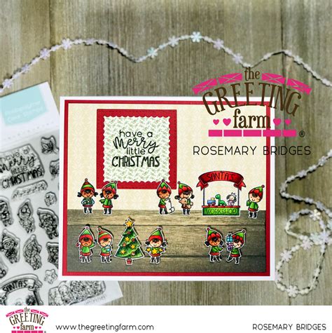 Rosemarys Creations The Greeting Farm Stamp Feature Little Elves