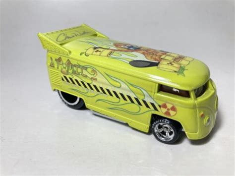 Loose Hot Wheels Vw Drag Bus Chris Walker Custom “atomic” Graphics Ebay