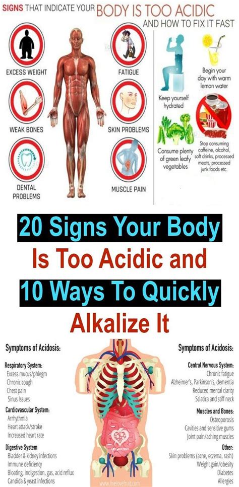 20 Signs Your Body Is Too Acidic And 10 Ways To Quickly Alkalize It