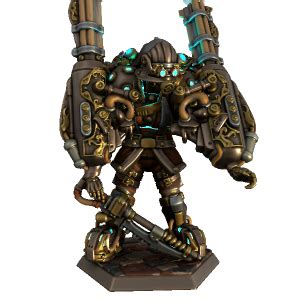 Steampunk Golem Made With Hero Forge