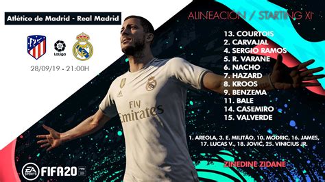 Real Madrid Cf 🇬🇧🇺🇸 On Twitter 📋👇 Our Starting Xi For The Rmderbi