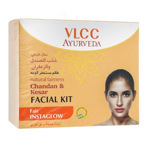 Purchase Vlcc Ayurveda Fair Instaglow Chandan Kesar Facial Kit G