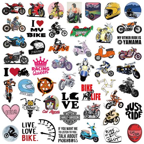 Motorbike Biker Van Car Sticker ,Luggage laptop Sticker Wholesale Stickers