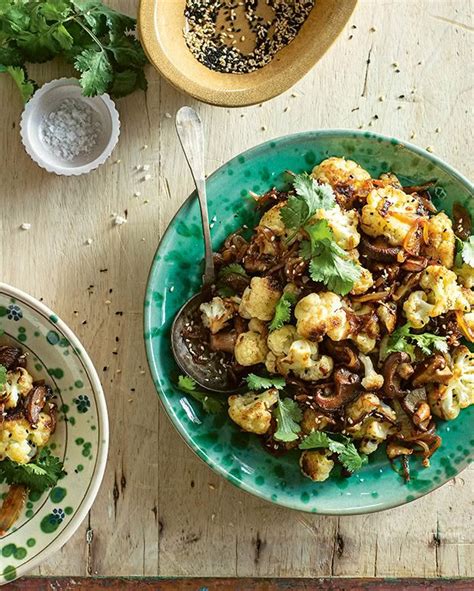 Recipe Burnt Cauliflower Caramelised Onions And Shiitake Mushrooms