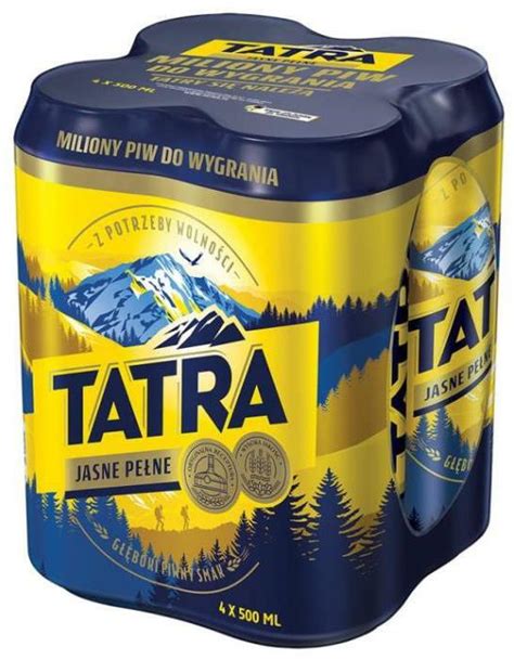 Piwo Tatra Lager L Pack Pusz Dobra Cena Sklep Du Y Ben