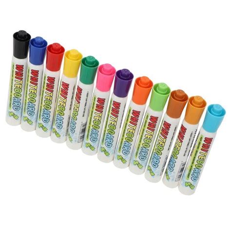 YOSOO Lot de Feutres effaçables Pour Tableau Blanc 12 Couleurs 98666