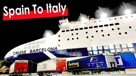 Grimaldi Lines Ferry From Barcelona To Rome Civitavecchia Overnight