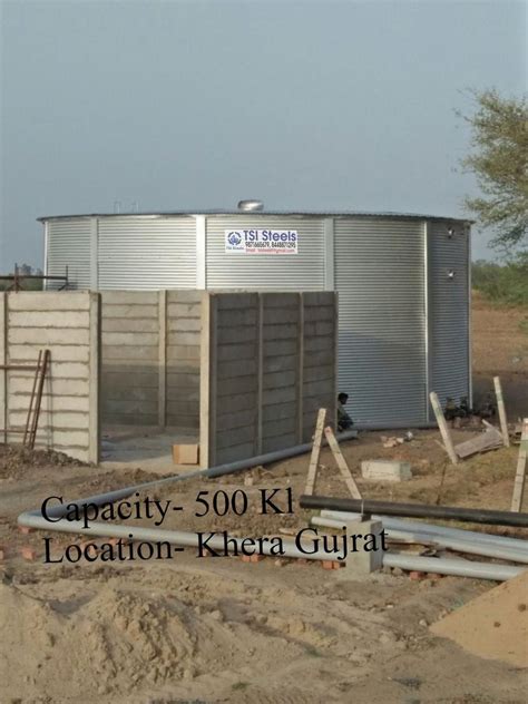 Fire Protection Water Storage Tanks At Rs 90000 Piece Zincalume Tank