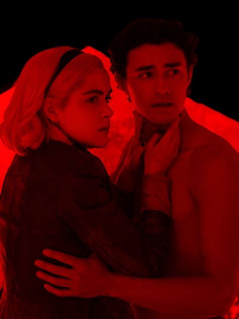 Sabrina and Nick in Hell - Chilling Adventures of Sabrina - TV Fanatic