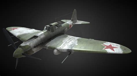 IL-2 "Sturmovik" WW2 Aircraft - Buy Royalty Free 3D model by ondrej.streit [beea66f] - Sketchfab ...