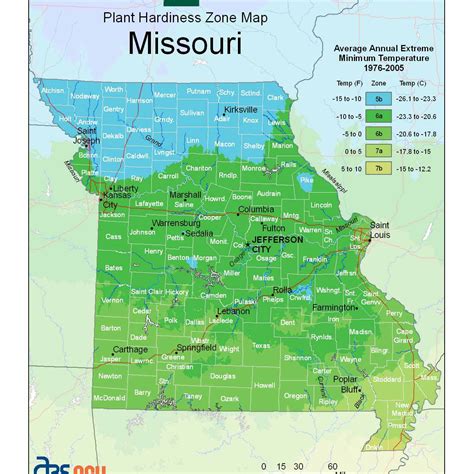 State Maps Of Usda Plant Hardiness Zones