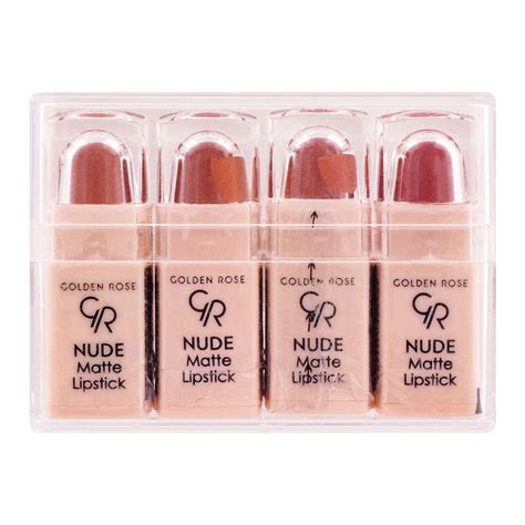 Buy Golden Rose Nude Matte Mini Lipstick 4 Pack Online At Special Price