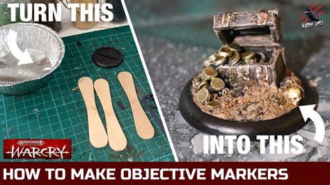 How To Make Objective Markers For Warhammer 1 Treasure Chest Age