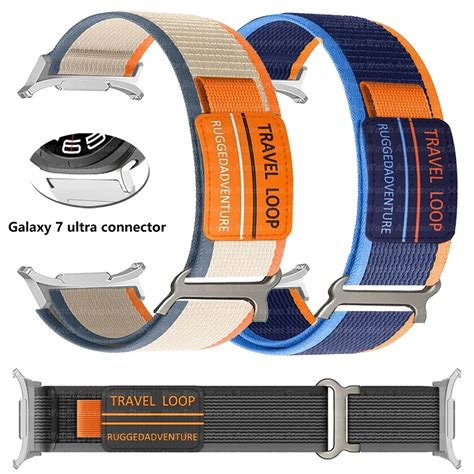 Bracelet Boucle De Voyage En Nylon Pour Samsung Galaxy Watch Ultra