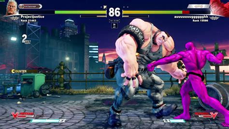 Street Fighter V Urien Vs Abigail Youtube