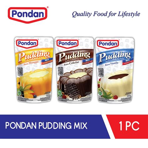 Jual PONDAN PUDDING MIX 100g Shopee Indonesia