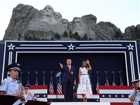 Trump Pushes Racial Division Flouts Virus Rules At Mount Rushmore