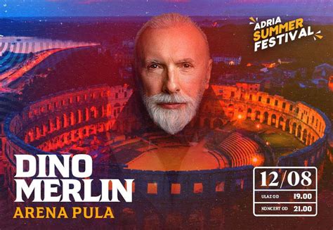 Dvije Karte Za Koncert Dino Merlin Arena Pula Parter