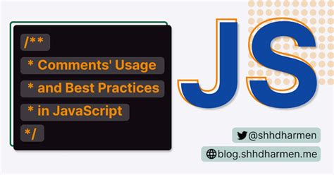 Comments Usage And Best Practices In Javascript