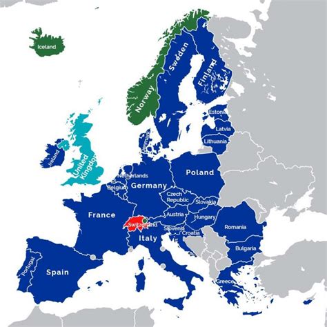 European Union EU and European Economic Area EEA. Definition difference ...