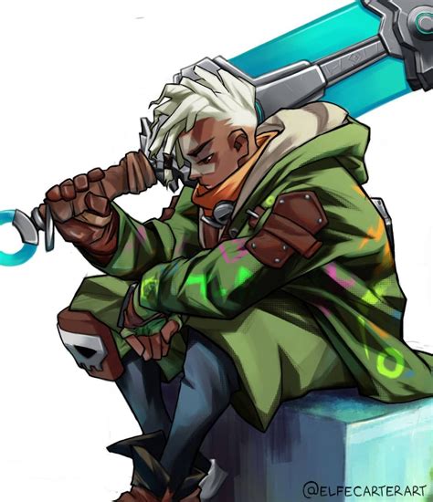 elfinou 🧝🏽‍♂ on Instagram: “ ️Fanart Arcane Ekko Fanart My favorite character from the show Who ...