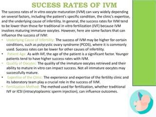 Ivm In Vitro Oocyte Maturation Pptx