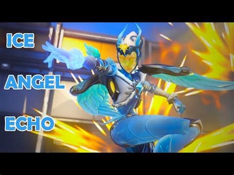 NEW Ice Angel Echo Skin Showcase Overwatch 2 YouTube