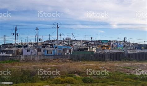 Slums By Cape Town Stock Photo - Download Image Now - Architecture ...