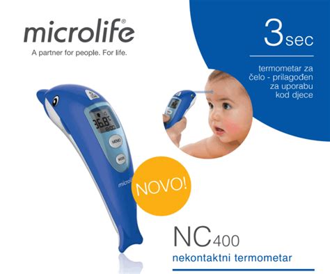 Termómetro de frente sin contacto Microlife NC 400 apotekos Farmacia