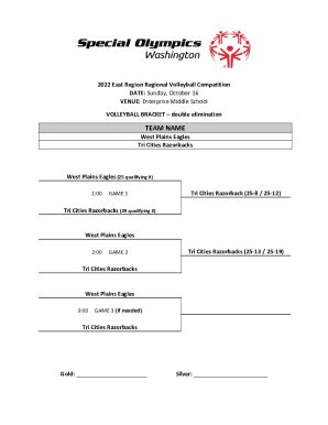 Fillable Online Volleyball Local Rules Modifications Fax Email Print