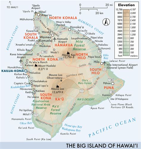 Big Island Beaches Map - United States Map