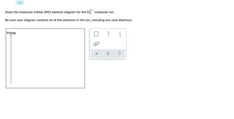 Solved 2+ Draw the molecular orbital (MO) electron diagram | Chegg.com