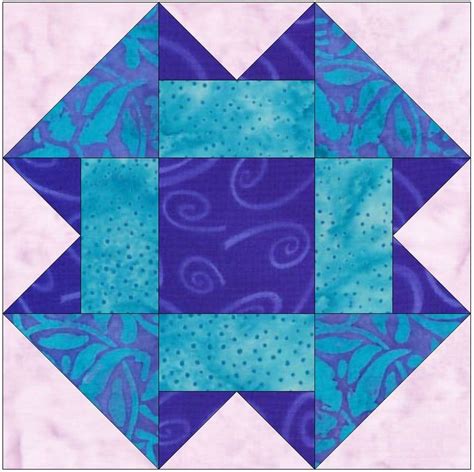 Folded Corner Quilt Block Pattern QuiltBlockPatterns Net