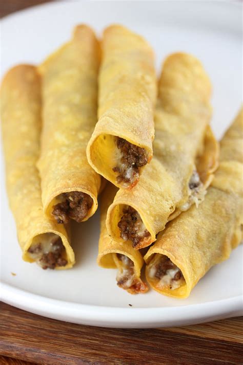 Ground Beef Taquitos Recipe Blogchef