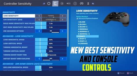 NEW BEST Controller Fortnite Sensitivity Settings PS4 Xbox Console