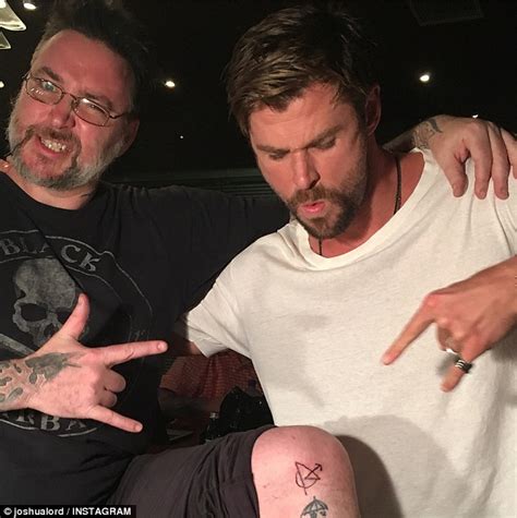 Chris Hemsworth Avengers Tattoo