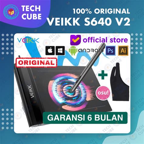 Jual Veikk S Digital Graphic Drawing Pen Tablet Gambar Dan Osu