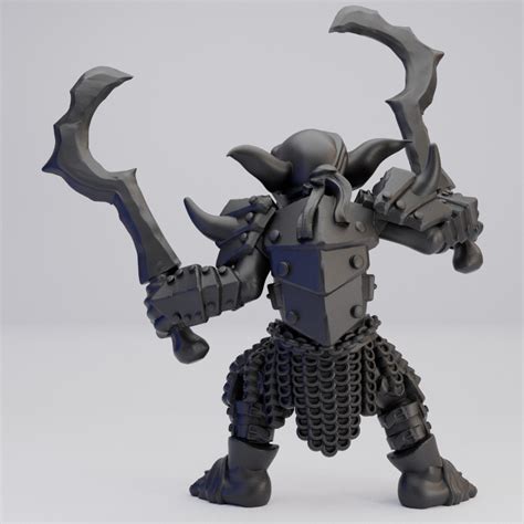 Hot Goblin 双剣ゴブリン ミニチュア ホットゴブリン TRPG