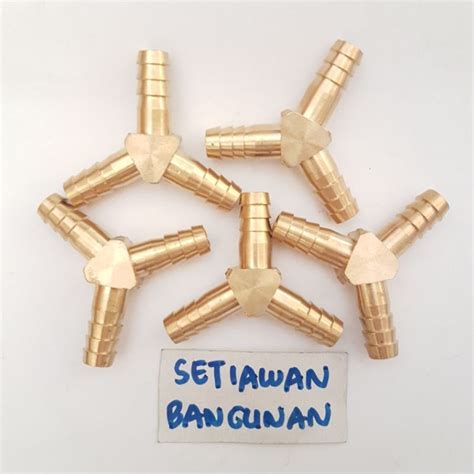 Jual Nepel Cabang 3 Kuningan Sambungan Selang Gas Neple Cabang Y 1 4