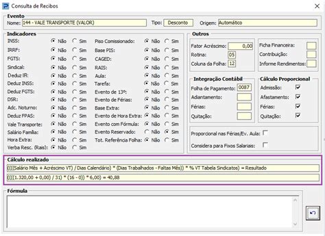 FP275 Vale Transporte Como Fazer Para Calcular O Desconto