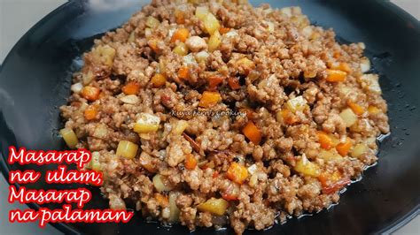 EASY TO COOK GINISANG PORK GINILING WITH OYSTER SAUCE MASARAP NA ULAM