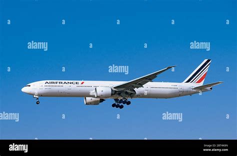 Air France Jet Airplane Boeing F Gsqf Stock Photo Alamy