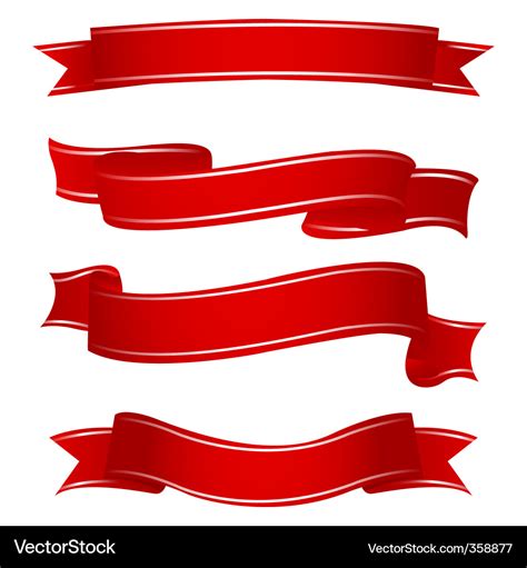 Ribbon Vector Shapes