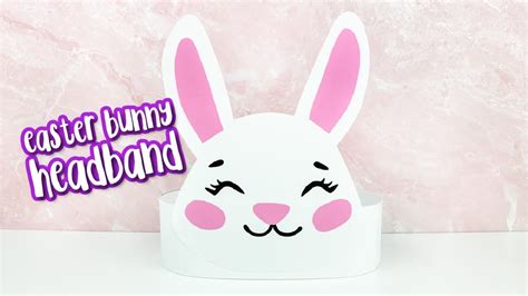 Easter Bunny Headband Craft For Kids Youtube