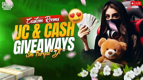 PUBG MOBILE LIVE UC CUSTOM ROOMS CASH ROYAL PASS GIVEAWAYS PUBG