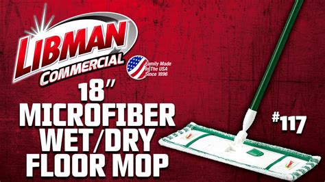 Libman 117 18 Microfiber Wetdry Floor Mop Youtube