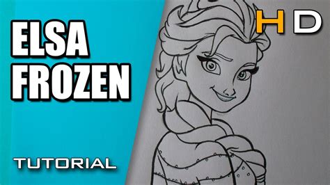 Cómo Dibujar A Elsa De Frozen Paso A Paso Para Niños Fácil Dibujo De